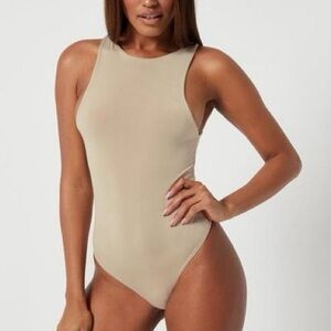 Missguided Cream Bodysuit